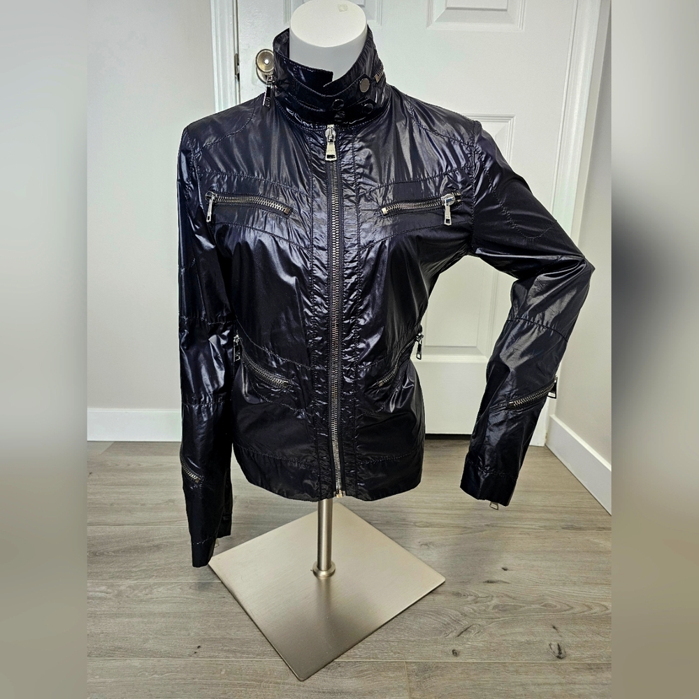 Authentic Dolce & Gabbana Black Bomber Jacket S-M